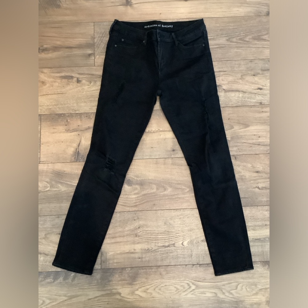 Articles Of Society Distressed Skinny Jeans